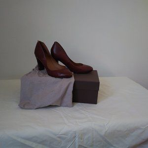 Roberto Del Carlo Burgundy Pumps